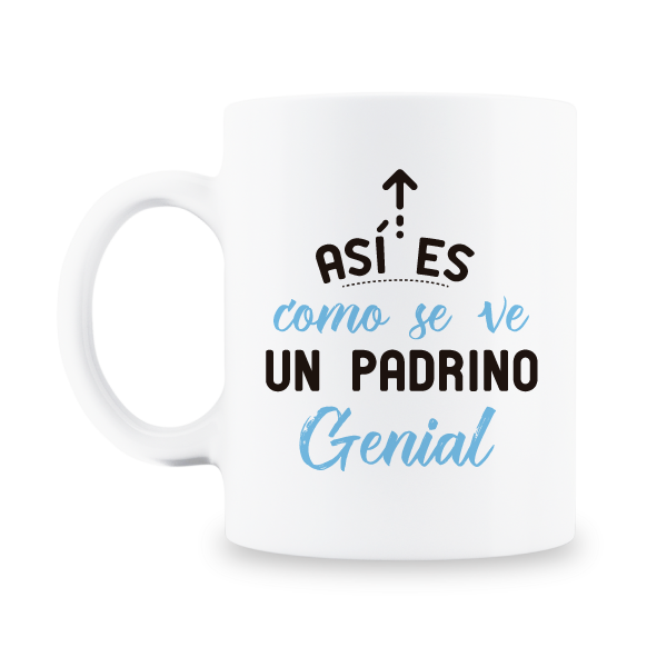MS Regalos Personalizados | Taza personalizada | Padrino genial | My Sign Lima Peru