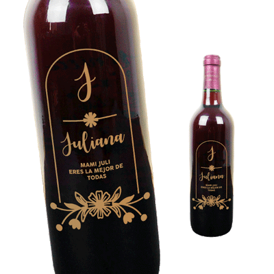 MS Regalos Personalizados | Vino Personalizado | Mami eres la mejor | My Sign Lima Peru