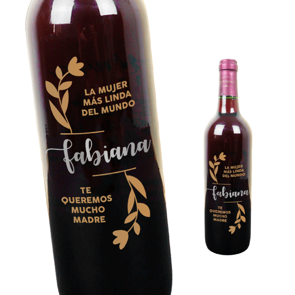 MS Regalos Personalizados | Vino Personalizado | Mami más linda | My Sign Lima Peru