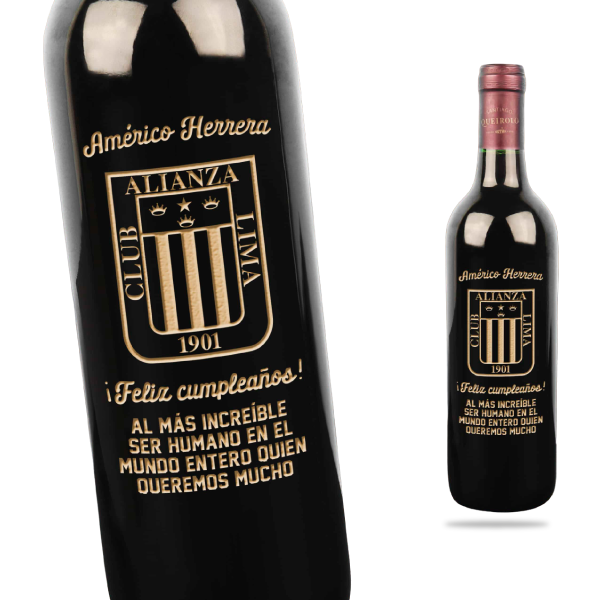 MS Regalos Personalizados | Vino Personalizado | Alianza Lima | My Sign Lima Peru