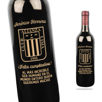 MS Regalos Personalizados | Vino Personalizado | Alianza Lima | My Sign Lima Peru