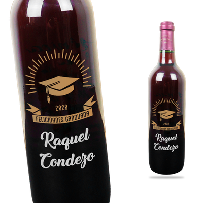 MS Regalos Personalizados | Vino Personalizado | Felicidades | My Sign Lima Peru