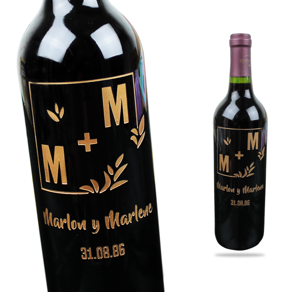 MS Regalos Personalizados | Vino Personalizado | Aniversario 06 | My Sign Lima Peru
