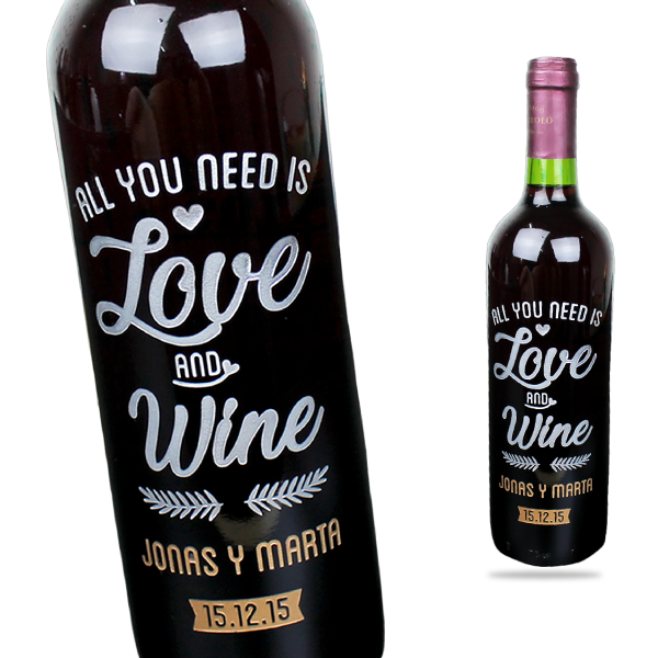 MS Regalos Personalizados | Vino Personalizado | Love and Wine | My Sign Lima Peru