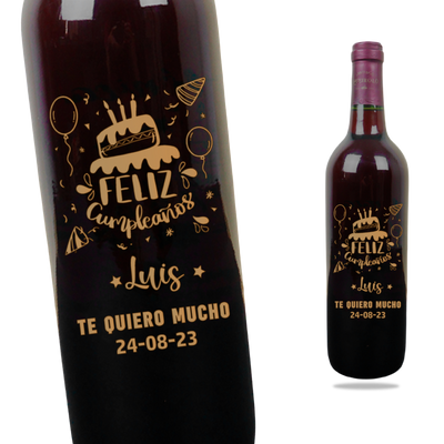 MS Regalos Personalizados | Vino Personalizado | Cumpleaños Fiesta | My Sign Lima Peru