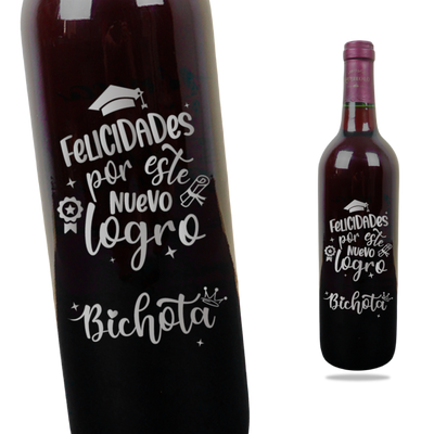 MS Regalos Personalizados | Vino Personalizado | Nuevo Logro | My Sign Lima Peru