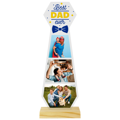 MS Regalos Personalizados | Acrílico Corbata | Best Dad | My Sign Lima Peru