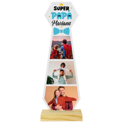 MS Regalos Personalizados | Acrílico Corbata | Super Papá | My Sign Lima Peru