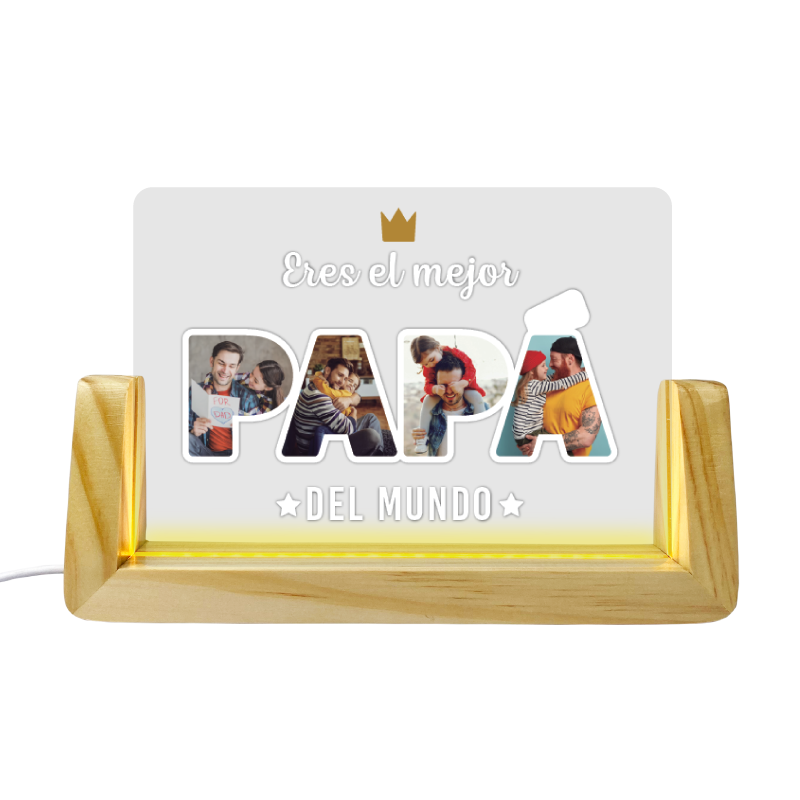 MS Regalos Personalizados | Cuadro de Luz – Papá | My Sign Lima Peru