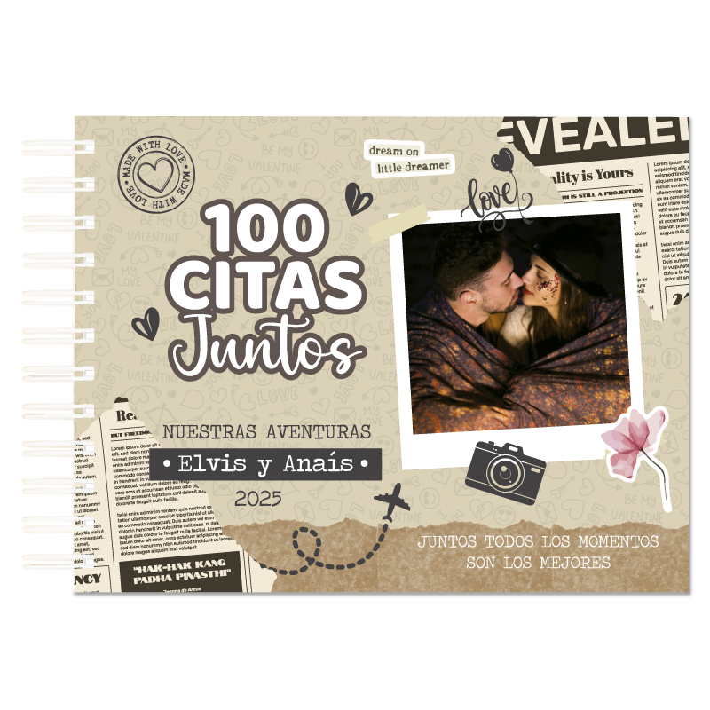 Álbum | 100 Citas diseño Periódico