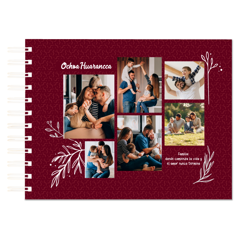 MS Regalos Personalizados | Álbum Personalizado | Recuerdos de nuestra familia | My Sign Lima Peru