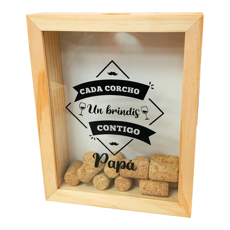 MS Regalos Personalizados | Alcancía de corchos | Cada corcho | My Sign Lima Peru