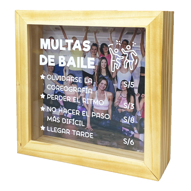MS Regalos Personalizados | Alcancía Personalizada | Multas de baile | My Sign Lima Peru