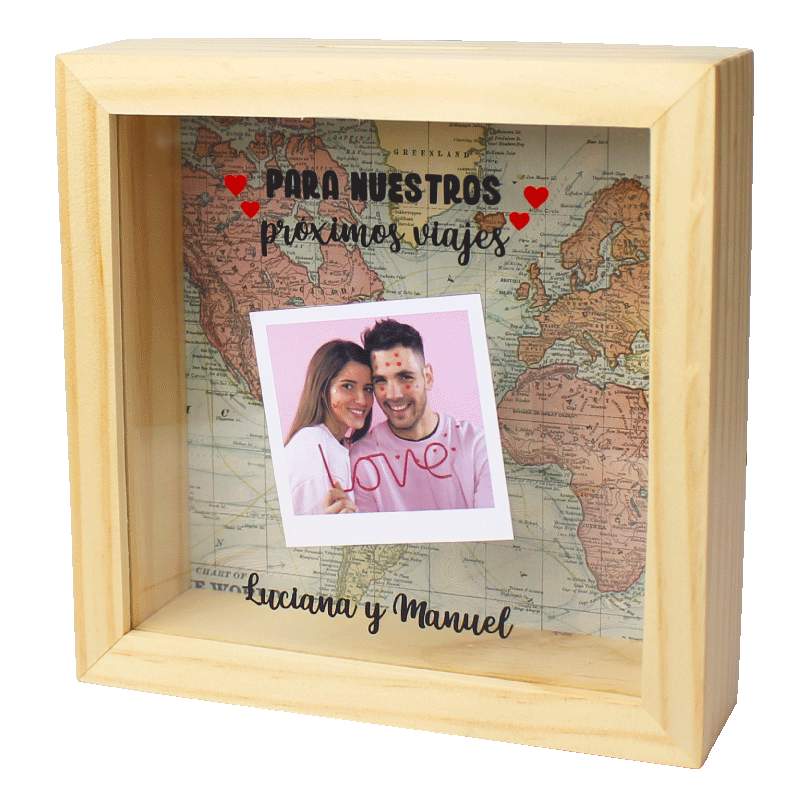 MS Regalos Personalizados | Alcancía Personalizada | Para nuestros próximos viajes | My Sign Lima Peru