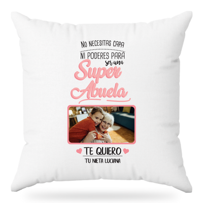 MS Regalos Personalizados | Almohada personalizada | Super Abuela | My Sign Lima Peru