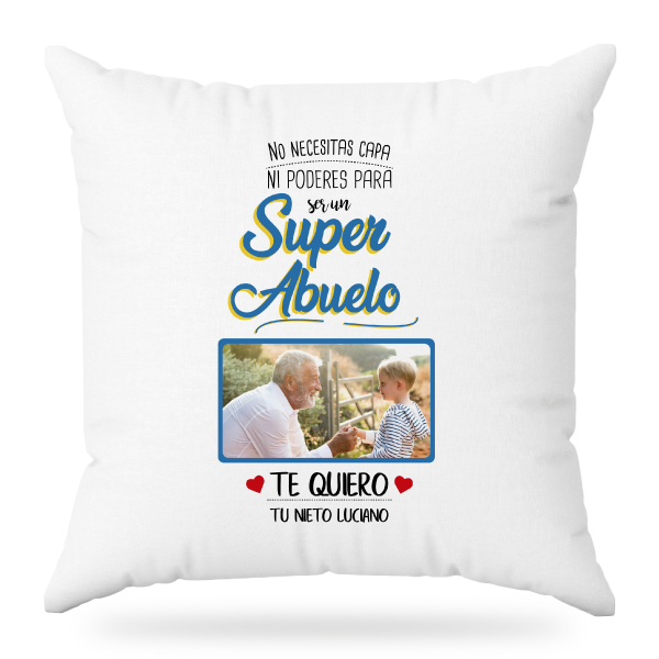MS Regalos Personalizados | Almohada personalizada | Abuelo 06 | My Sign Lima Peru
