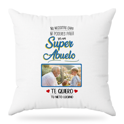 MS Regalos Personalizados | Almohada personalizada | Abuelo 06 | My Sign Lima Peru