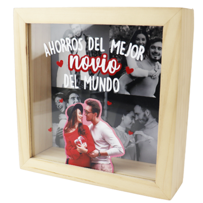 MS Regalos Personalizados | Alcancía personalizada | Ahorros del mejor novio del mundo | My Sign Lima Peru