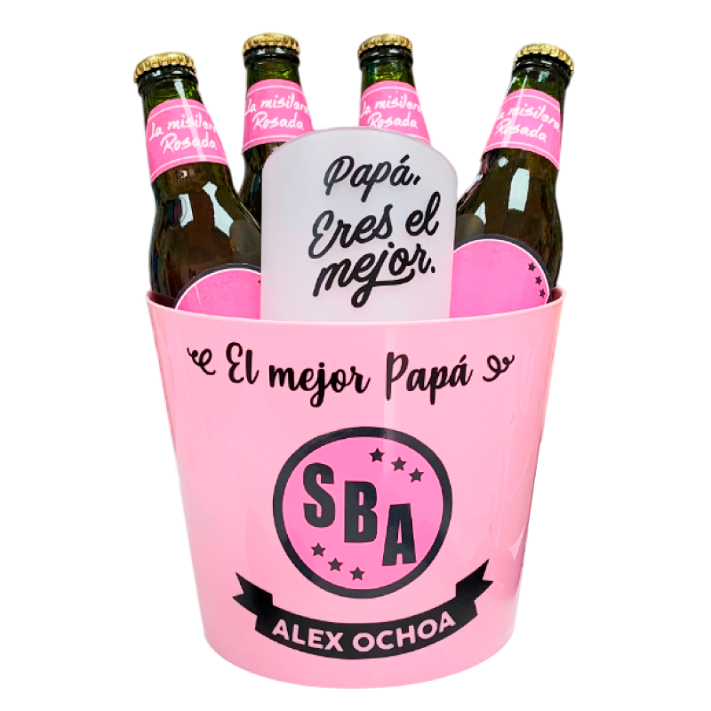 MS Regalos Personalizados | Balde Chelero | Papá Sport Boys | My Sign Lima Peru