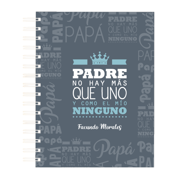 MS Regalos Personalizados | Block personalizado | Padre no hay más que uno | My Sign Lima Peru
