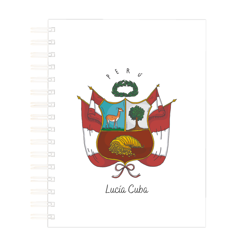 MS Regalos Personalizados | Block Personalizado | Ilustración Escudo | My Sign Lima Peru