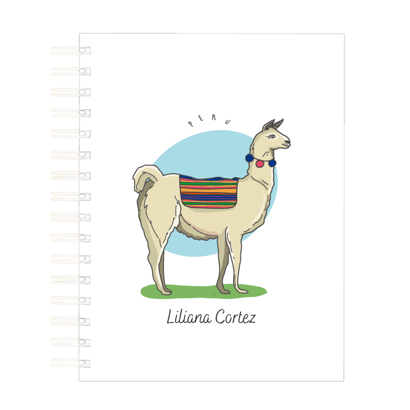 MS Regalos Personalizados | Block Personalizado | Llama | My Sign Lima Peru