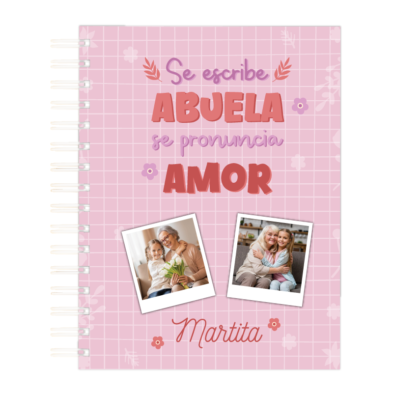 MS Regalos Personalizados | Block personalizado | Se escribe abuela | My Sign Lima Peru