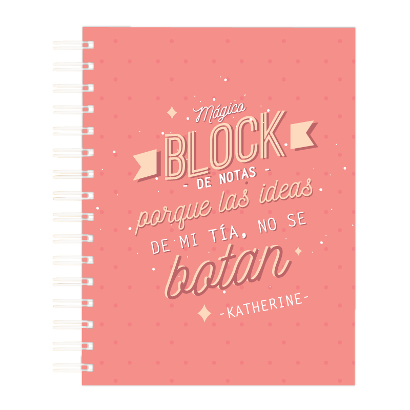MS Regalos Personalizados | Block personalizado | Ideas de mi Tía | My Sign Lima Peru