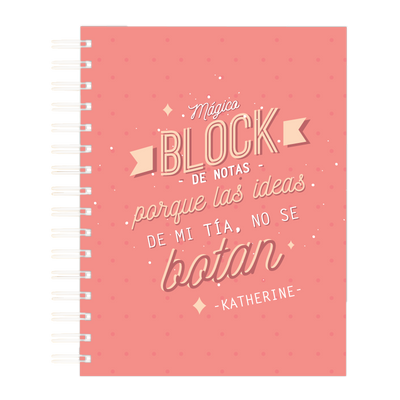 MS Regalos Personalizados | Block personalizado | Ideas de mi Tía | My Sign Lima Peru