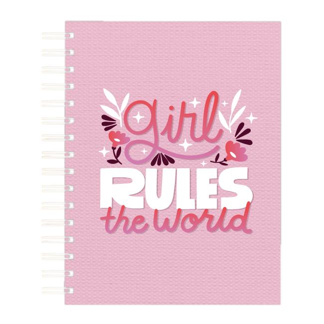 MS Regalos Personalizados | Block Personalizado | Girl Rules the world | My Sign Lima Peru