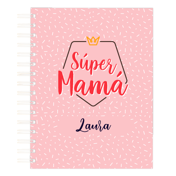MS Regalos Personalizados | Block personalizado | Súper Mamá | My Sign Lima Peru