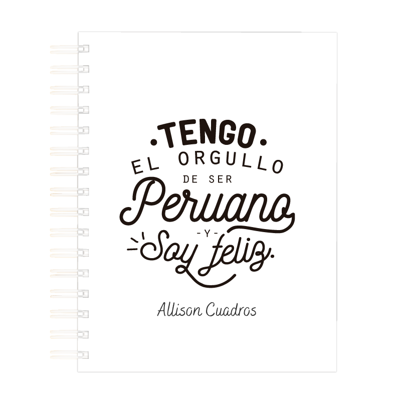 MS Regalos Personalizados | Block Personalizado | Tengo el Orgullo | My Sign Lima Peru