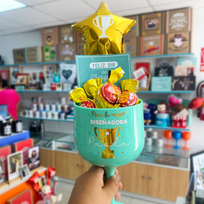 MS Regalos Personalizados | Pack Copa Gin | Para la mejor | My Sign Lima Peru