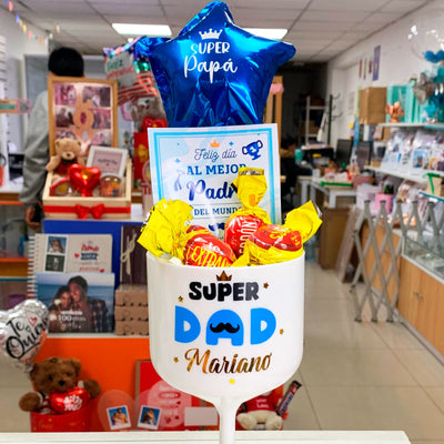 MS Regalos Personalizados | Pack Copa Gin | Papá 02 | My Sign Lima Peru