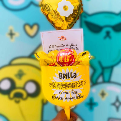 Pack Copa Gin | Flor Amarilla 03