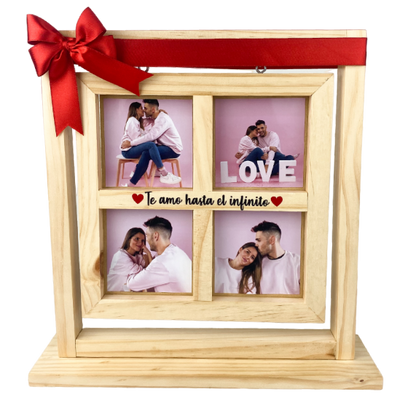 MS Regalos Personalizados | Cuadro colgante | 4 fotos pareja | My Sign Lima Peru