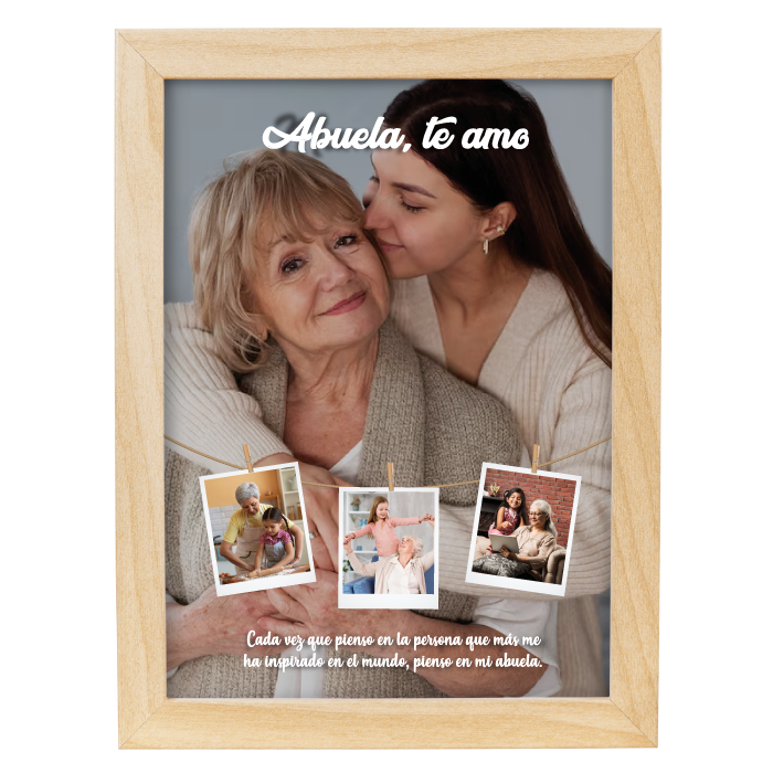 MS Regalos Personalizados | Cuadro Personalizado l Abuela te amo | My Sign Lima Peru