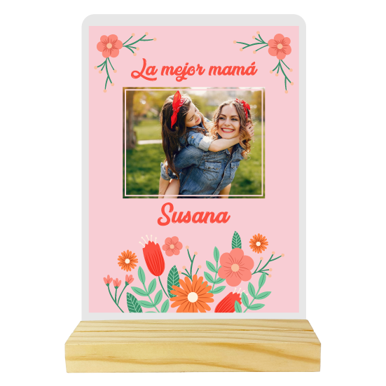 MS Regalos Personalizados | Cuadro Acrílico | La mejor mamá | My Sign Lima Peru