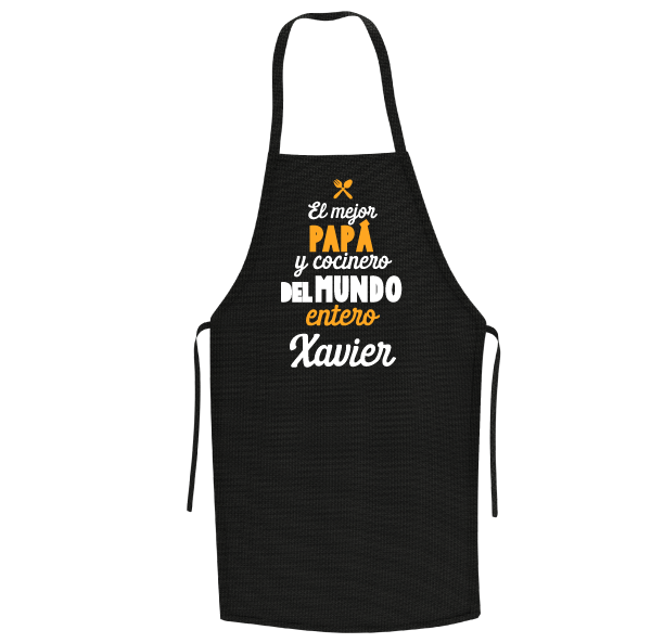 MS Regalos Personalizados | Delantal Personalizado | El mejor papá y cocinero | My Sign Lima Peru