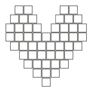 Corazón con fotos Gigante
