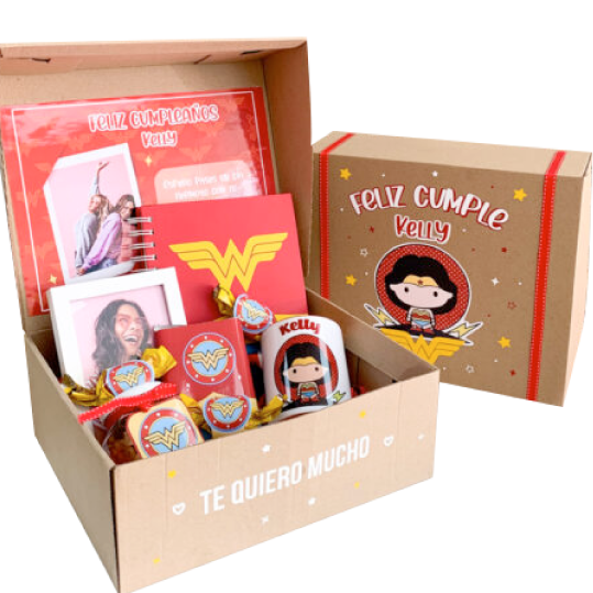 MS Regalos Personalizados | Pack Temático | Mujer Maravilla | My Sign Lima Peru