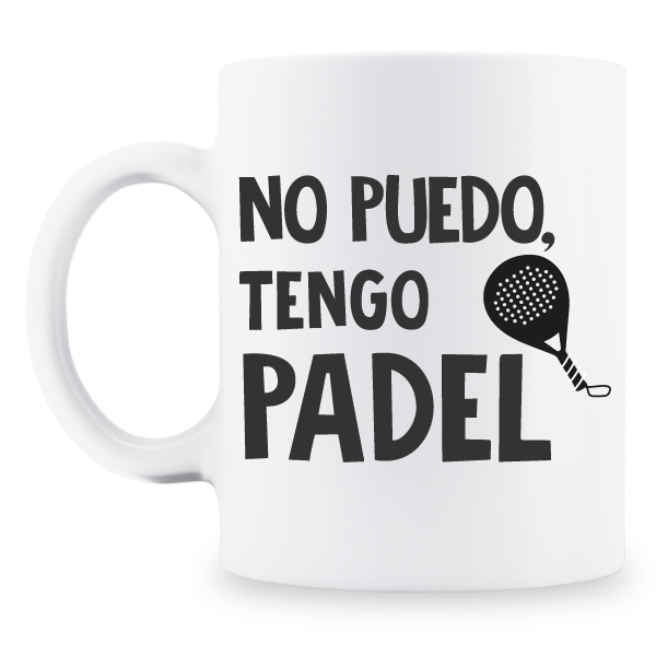 MS Regalos Personalizados | Taza Personalizada | Tengo Padel | My Sign Lima Peru