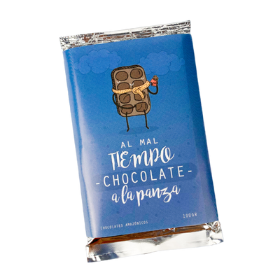 MS Regalos Personalizados | Tableta de chocolate | Al mal tiempo chocolate a la panza | My Sign Lima Peru