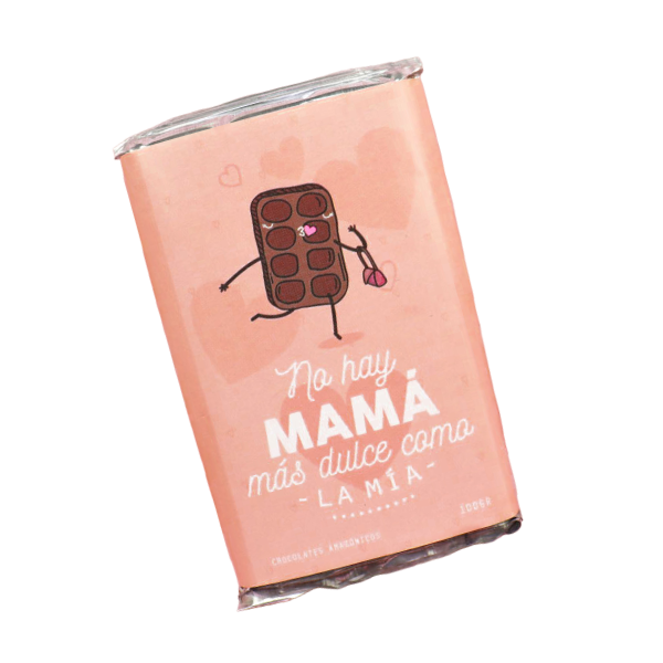MS Regalos Personalizados | Tableta de chocolate | No hay mamá más dulce como la mía | My Sign Lima Peru