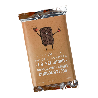 MS Regalos Personalizados | Tableta de chocolate | No puedes comprar la felicidad pero puedes comer chocolatitos | My Sign Lima Peru