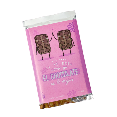 MS Regalos Personalizados | Tableta de chocolate | Si tú eres como yo, el chocolate es lo mejor | My Sign Lima Peru