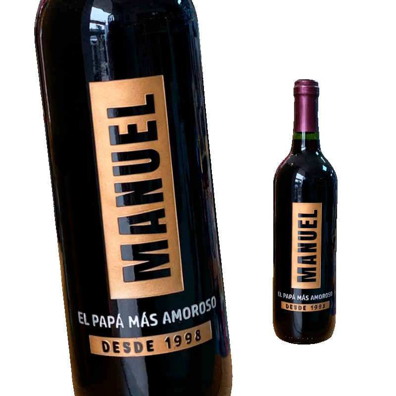 MS Regalos Personalizados | Vino Personalizado | Papá desde... | My Sign Lima Peru