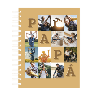 MS Regalos Personalizados | Block Personalizado | Papá Collage | My Sign Lima Peru