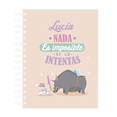 MS Regalos Personalizados | Block Personalizado | Nada es Imposible | My Sign Lima Peru