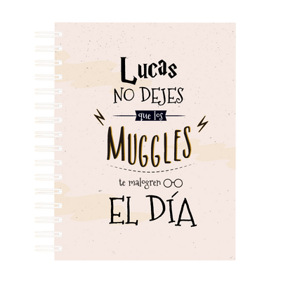 MS Regalos Personalizados | Block Personalizado | No dejes que los Muggles | My Sign Lima Peru